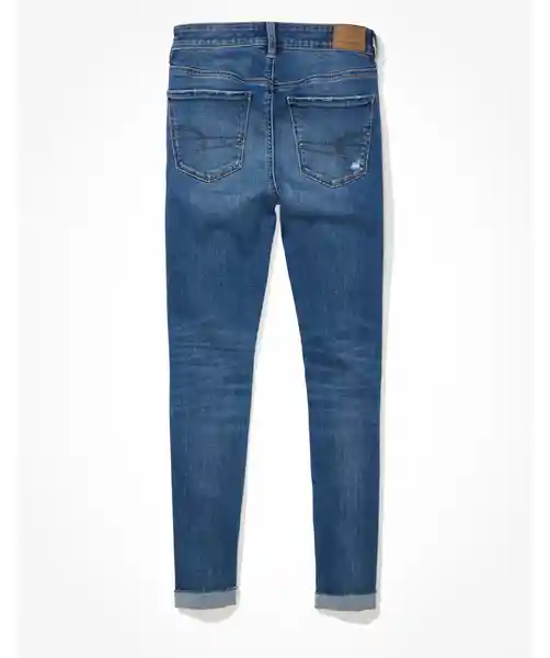 Jean Jegging Mujer Crop Azul Talla 2 Regular American Eagle