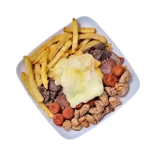 Salchipapa la Combi Completa