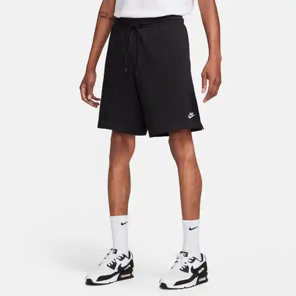 Nike Short Club Knit Para Hombre Negro Talla L