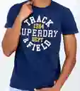 Superdry Camiseta Azul Oscuro Talla XL 1