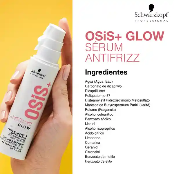 Osis Glow Serúm Anti Frizz 50 mL