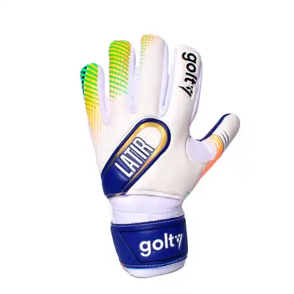 Golty Guantes Competencia Latir Blanco Azul T9