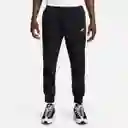 Nike Pantalón Club Knit Jogger Negro Para Hombre Talla S