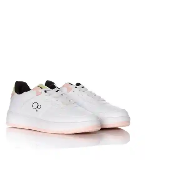 Ocean Pacific Tenis de Mujer Talla 41 Color Blanco/Negro