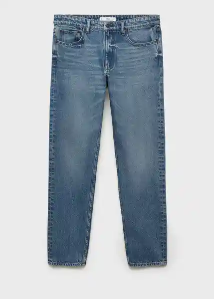 Jean Bob Tejano Oscuro Talla 40 Hombre Mango