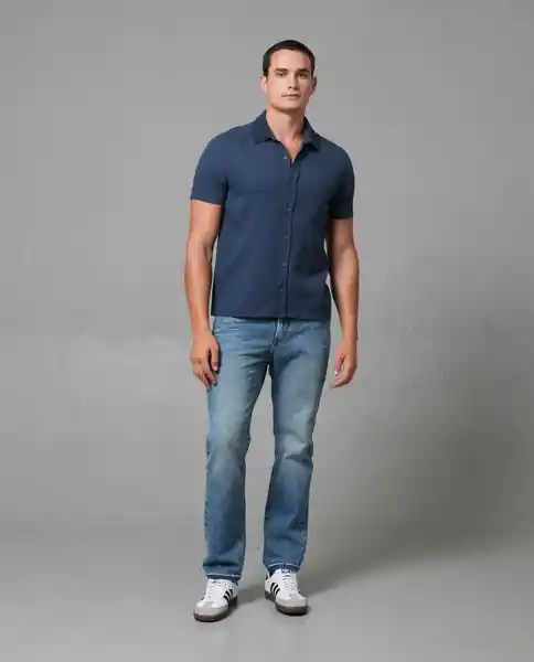 Camisa Hombre Azul XL 112 112G007_AZU194024 Rifle