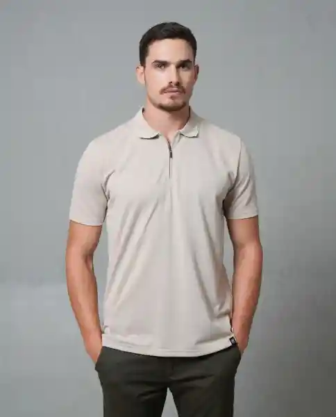 Camiseta Polo Hombre Beige Talla XL 199G100_BEI130607 Rifle