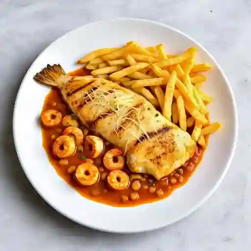 Filete De Robalo Nacional A La Marinera