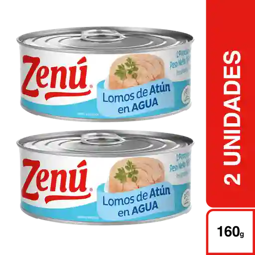 2 x Zenu Lomos de Atun en Agua