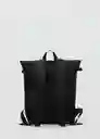 Mochila Bagfold Negro Talla 99 Hombre Mango