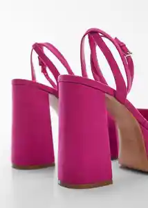 Sandalias Sou1 Fucsia Talla 42 Mujer Mango