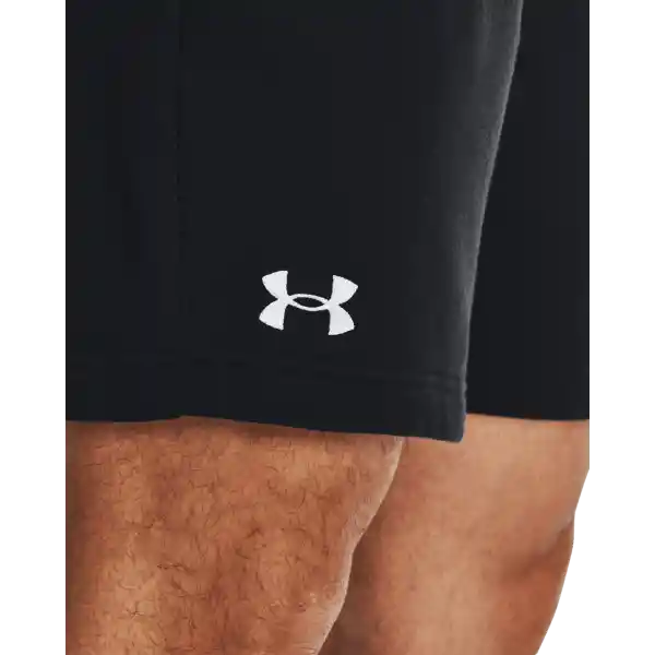 Under Armour Short Rival Fleece Hombre Negro SM 1379779-001