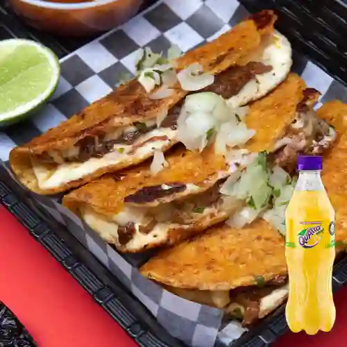 Combo Quesabirria + Quatro Original 400ML