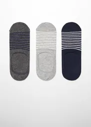 Calcetines Pinkra Gris Talla 42 Hombre Mango