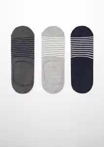 Calcetines Pinkra Gris Talla 42 Hombre Mango