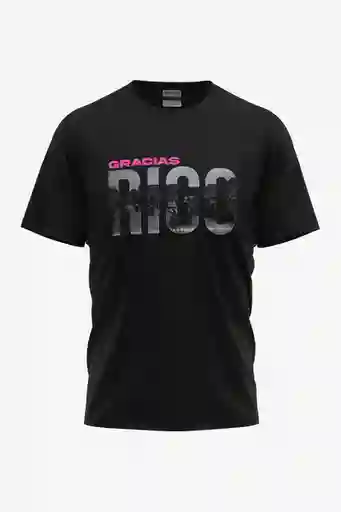 Camiseta Urbana Gracias Rigo Hombre Negro T. 2XL Go Rigo Go