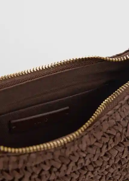 Bolso M Tenerife Chocolate Talla 99 Mujer Mango