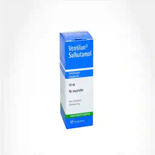 Ventilan Salbutamol (5 mg) Solución para Nebulización