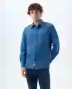 Camisa Hombre Azul Talla M 519f000 Americanino