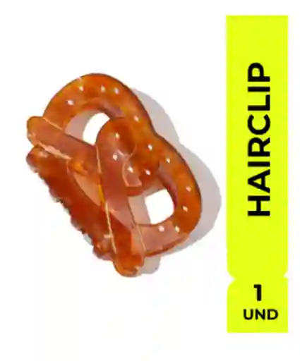 Hairclip Gancho Pretzel Pinza Neon
