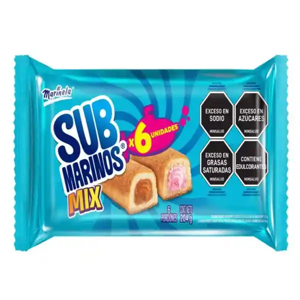 Submarinos Surtidos 1p 204g