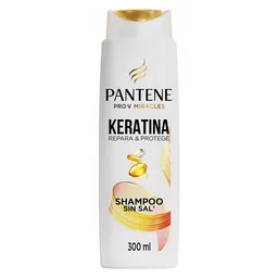 Pantene Shampoo Sin Sal Keratina 300 mL