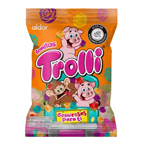 Trolli Goma Gelatina Gomirosa