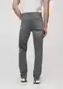 Jean Jan Tejano Gris Talla 42 Hombre Mango