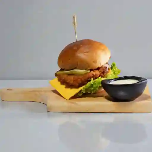 Hamburguesa nerd chicken gourmet
