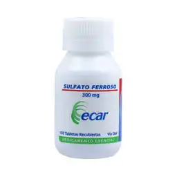 Sulfato Ferroso (300 Mg)