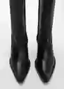 Botas Wysin Negro Talla 38 Mujer Mango