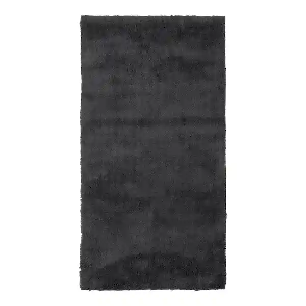 Alfombra Tufted Poly Liso Negro Diseño 0001 Casaideas