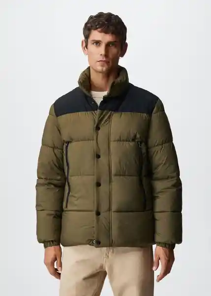 Anorak Zoli Khaki Talla Xxl Hombre Mango