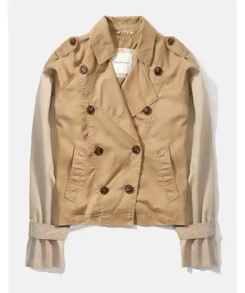 Chaqueta Mujer Café Talla MEDIUM American Eagle