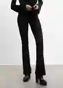 Pantalón Bilma Negro Talla S Mujer Mango