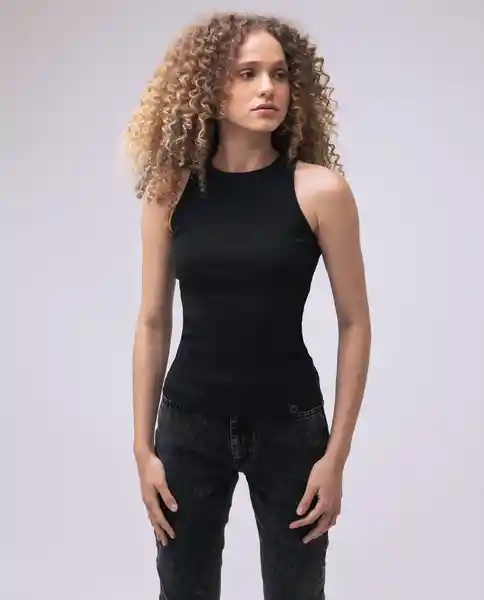 Camiseta Mujer Negro Talla Xl 600D005 AMERICANINO 