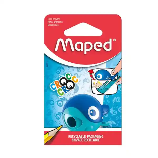 Maped Sacapuntas Croc Croc Easy 1 Orificio