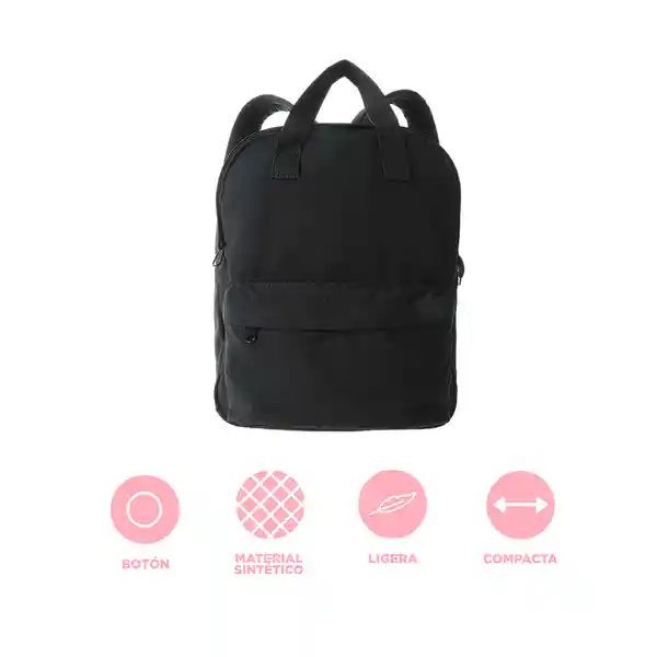 Mochila de Moda Pioneer Negro Miniso