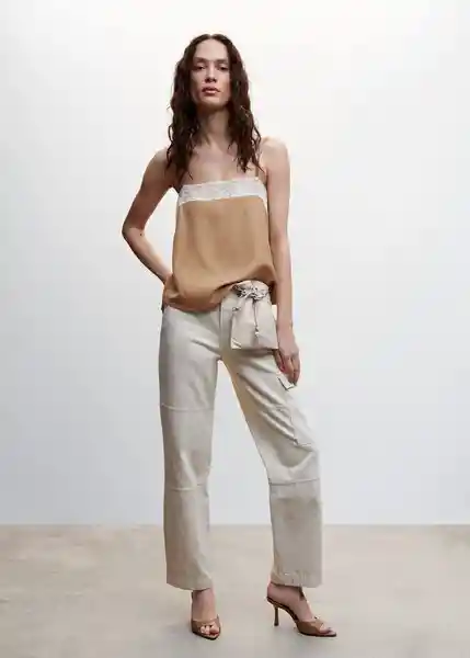 Top Alex Arena Talla M Mujer Mango