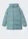 Anorak Tokyo Azul Talla L Mujer Mango