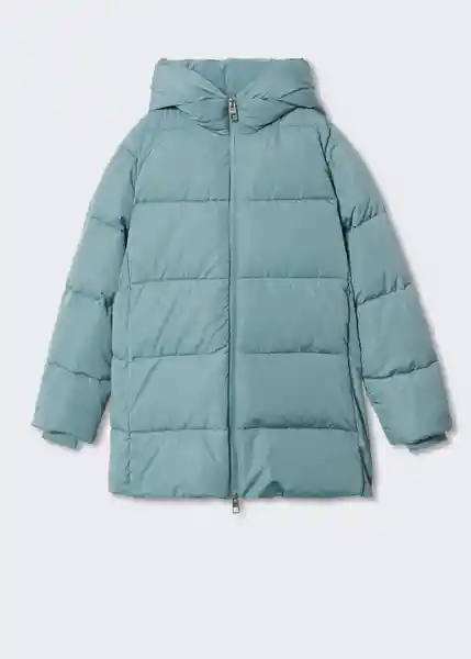 Anorak Tokyo Azul Talla L Mujer Mango