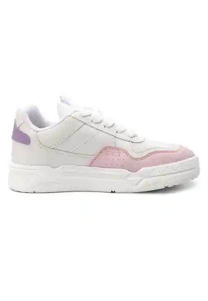 Tenis Dama Blanco-Lila Talla 40 538 Tellenzi