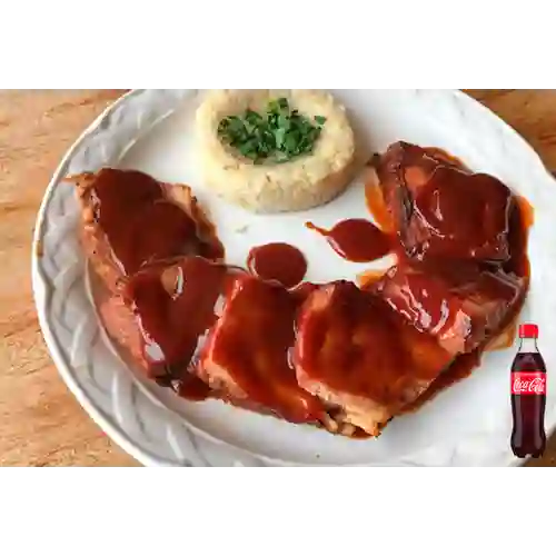 Pierna de Cerdo Al Horno BBQ +Cocacola Org 400ml