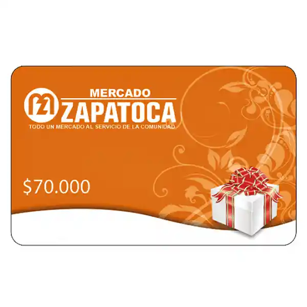 Tarjeta Regalo $70.000