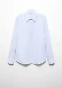 Camisa Pals Celeste Talla XL Hombre Mango