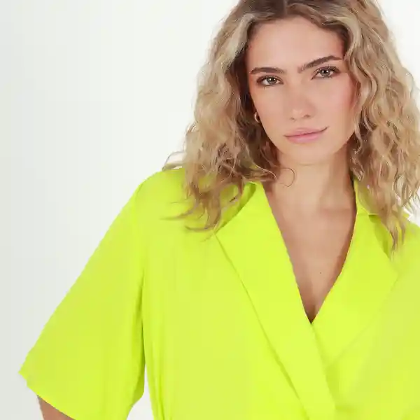 Enterizo Corto Cuello Sport Verde Talla S 530071