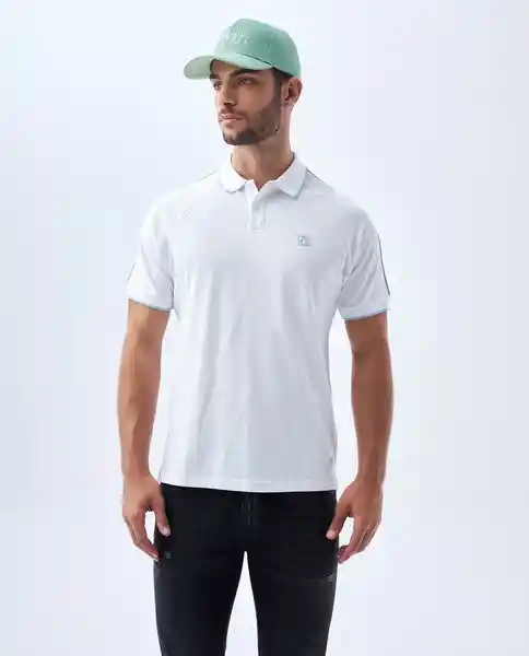 Camiseta Hombre Blanco Talla L 802F000 Americanino