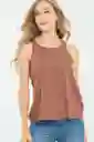 Blusa Monaco Color Cafe Puro Talla S Ragged
