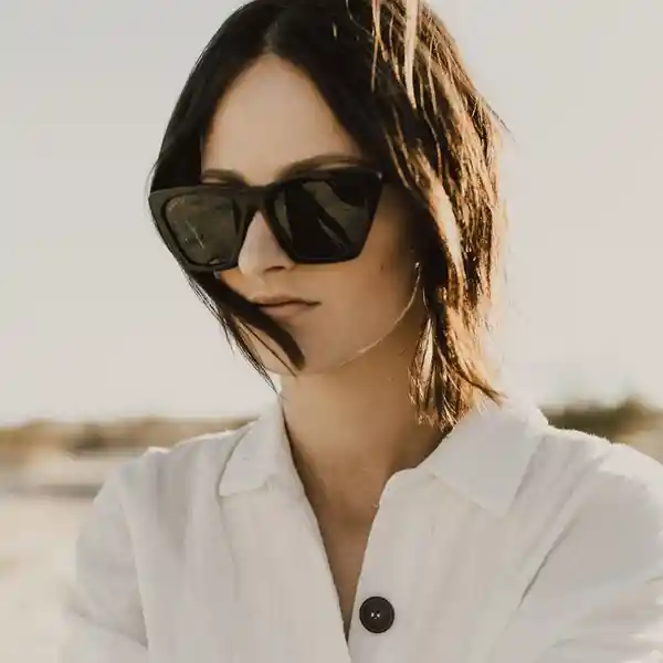 Johnny Fly Gafas Figure Verde Lente Café