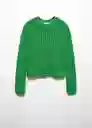 Jersey Forks Verde Pastel Talla XL Mujer Mango